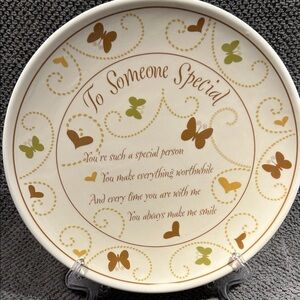 To Someone Special Decorative Plate - Come in original Box